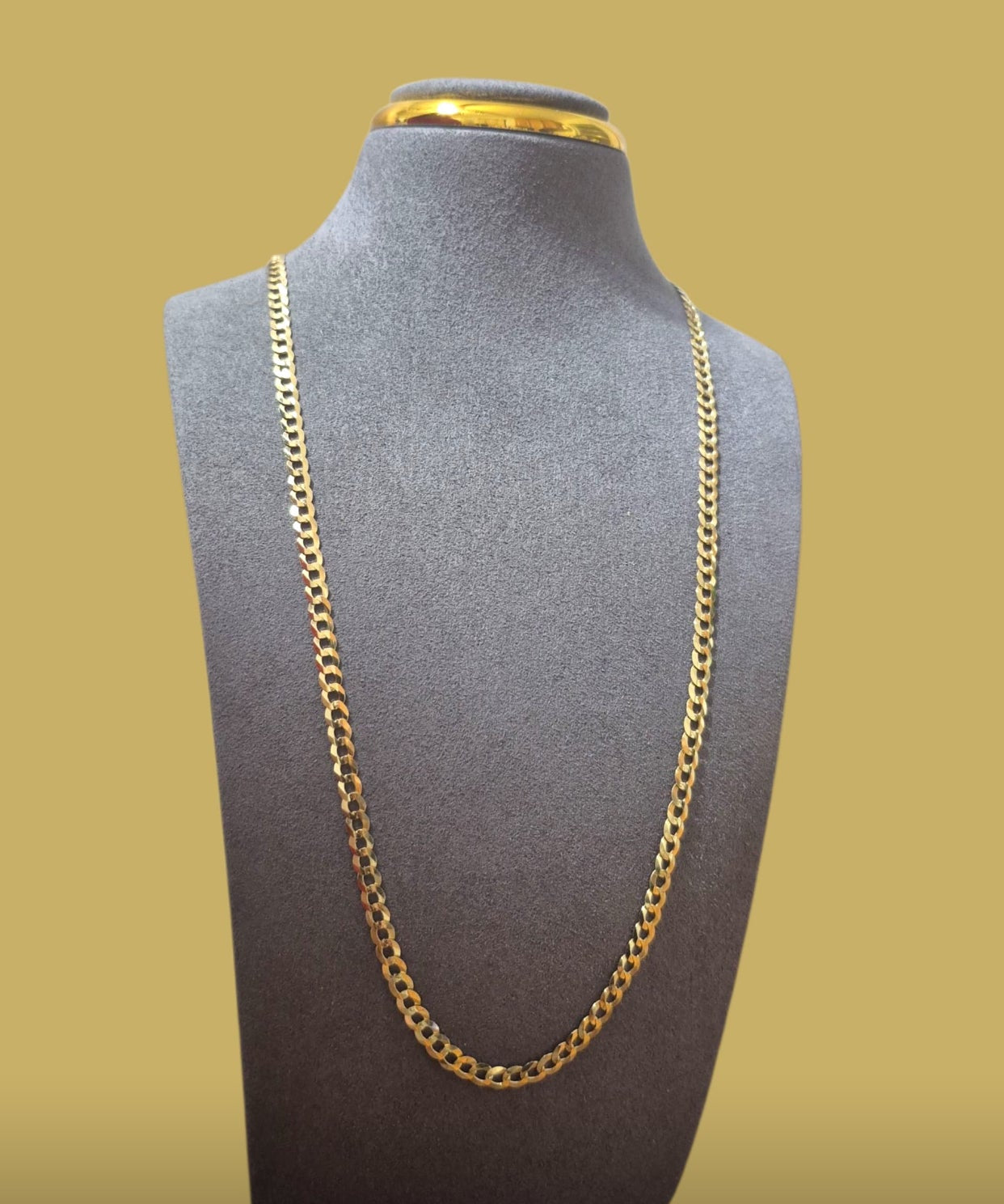 Cadena Cortre Brillo - 10 k