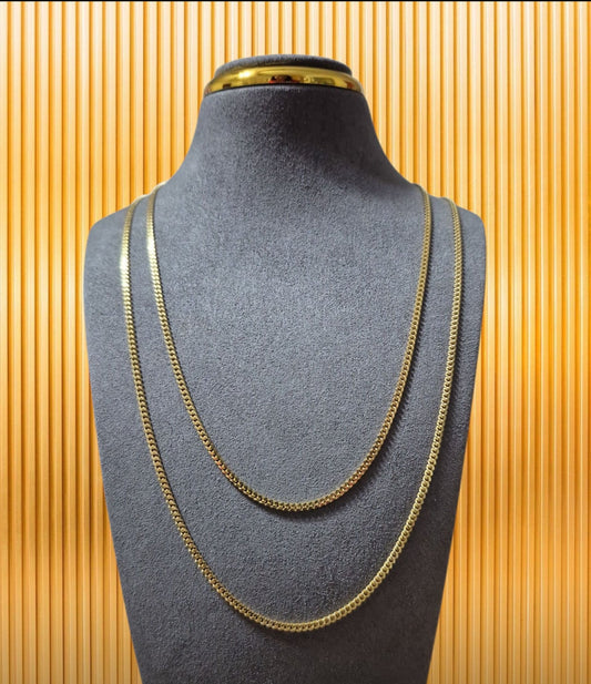 Cadena Cuban link solida - 10 k