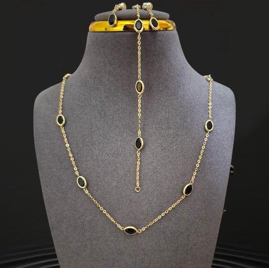 Set de piedras - 14 k