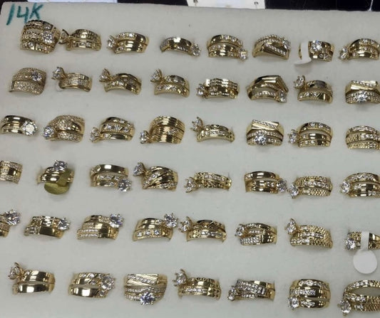Anillos  de Compromiso - 14 k